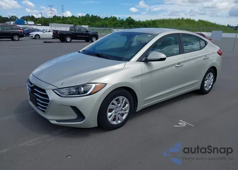 2017 Hyundai Elantra Se from USA, damaged, VIN 5NPD74LF1HH101650